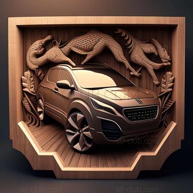 3D модель Peugeot 3008 (STL)